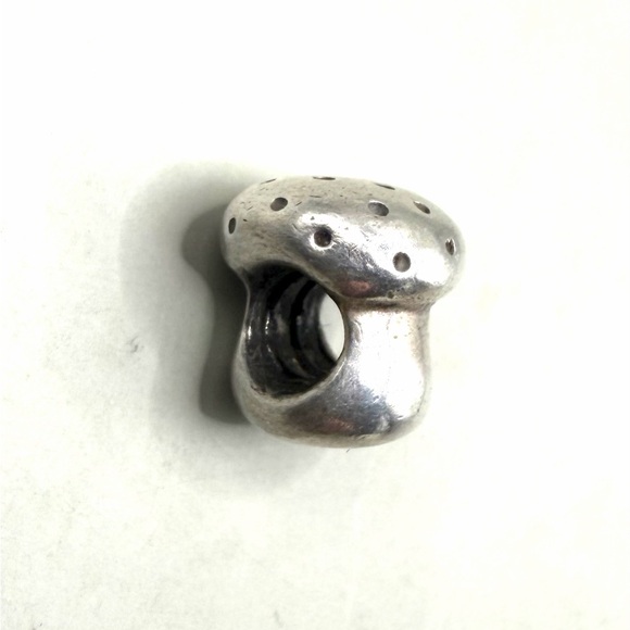 Pandora Sterling Silver Mushroom Bead Charm  #790126 - Picture 2 of 3
